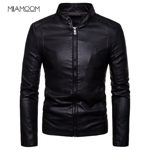 men's leather faux men jackets autumn korean style slim collar pu jacket 220905, Black
men's leather faux men jackets autumn korean style slim collar pu jacket 220905, Black