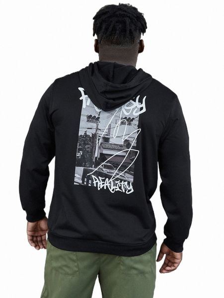 men's hoodies & sweatshirts extended sizes men picture and letter graphic drawstring hoodie f5xn#, Black
men's hoodies & sweatshirts extended sizes men picture and letter graphic drawstring hoodie f5xn#, Black