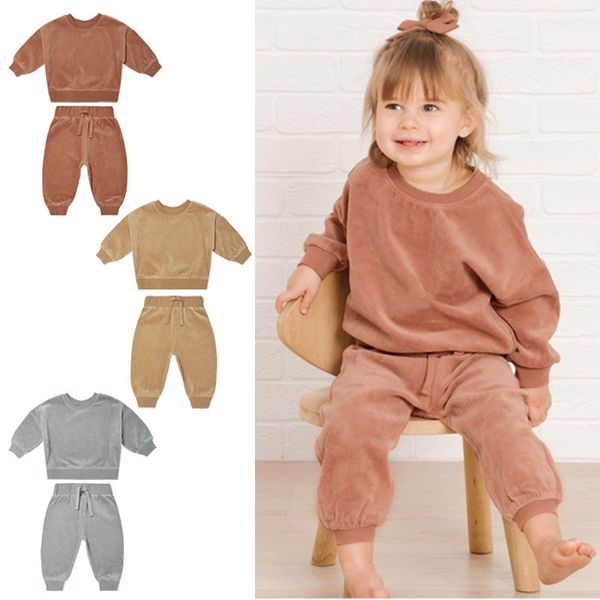 clothing sets kids girl boy set children s clothes autumn winter baby boys girls long sleeve pure color t shirt pants outfits suit 220905, White
clothing sets kids girl boy set children s clothes autumn winter baby boys girls long sleeve pure color t shirt pants outfits suit 220905, White