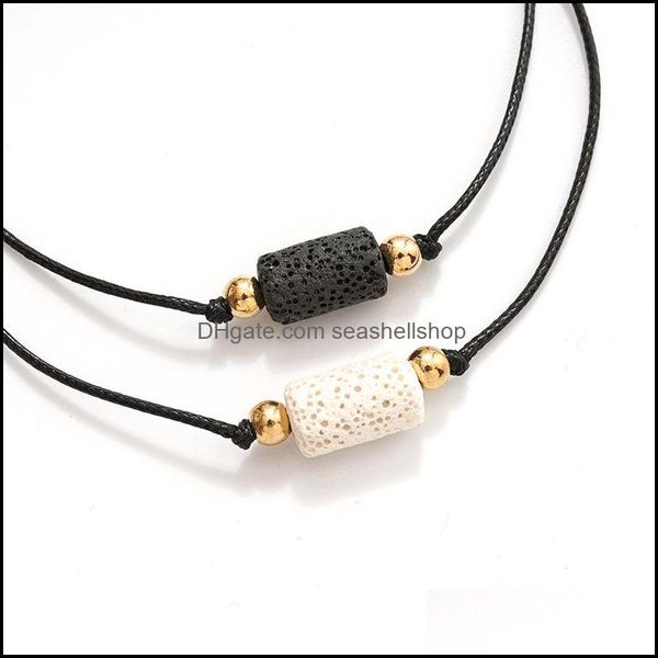 beaded strands cylinder black white lava stone strand bracelet lover couple friendship bracelets adjustable rope essent dhseller2010 dh3jc
beaded strands cylinder black white lava stone strand bracelet lover couple friendship bracelets adjustable rope essent dhseller2010 dh3jc