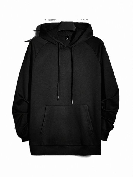 men's hoodies & sweatshirts men kangaroo pocket raglan sleeve drawstring hoodie n4iw#, Black
men's hoodies & sweatshirts men kangaroo pocket raglan sleeve drawstring hoodie n4iw#, Black