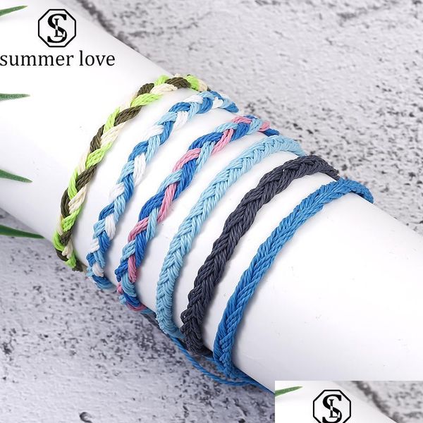 link chain desinger fashion colorf handmade woven bracelet for women men bohemia braided adjustable friendship jewelry gift sexyhanz dhact, Black
link chain desinger fashion colorf handmade woven bracelet for women men bohemia braided adjustable friendship jewelry gift sexyhanz dhact, Black