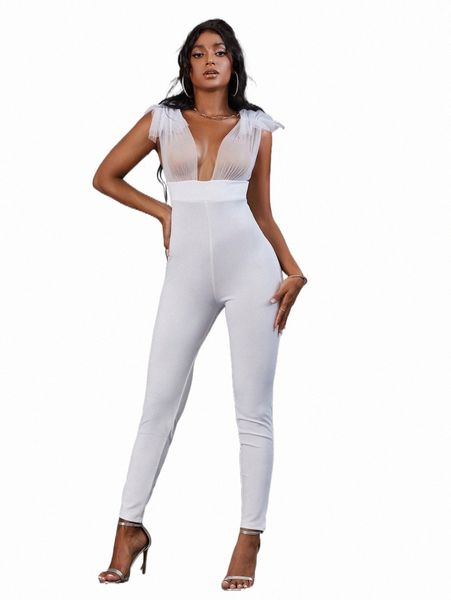women's jumpsuits & rompers mesh panel ruched plunging neck jumpsuit g386#, Black;white
women's jumpsuits & rompers mesh panel ruched plunging neck jumpsuit g386#, Black;white