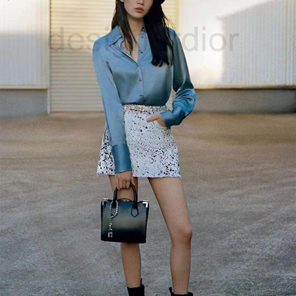 women's blouses & shirts designer fadan tk 2021 spring and summer new style elegant cloth bag pure color mulberry silk satin lapel shir, White
women's blouses & shirts designer fadan tk 2021 spring and summer new style elegant cloth bag pure color mulberry silk satin lapel shir, White