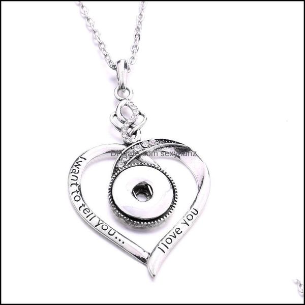 pendant necklaces noosa snap button pendant necklace love you to the moon and back heart crystal chunks simple sier color fit 18mm bu dhvo0, Silver
pendant necklaces noosa snap button pendant necklace love you to the moon and back heart crystal chunks simple sier color fit 18mm bu dhvo0, Silver