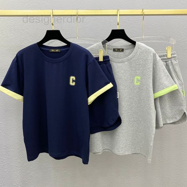 women's tracksuits designer contrast color c letter print round neck gray short sleeve t-shirt elastic waist versatile casual shorts fa
women's tracksuits designer contrast color c letter print round neck gray short sleeve t-shirt elastic waist versatile casual shorts fa