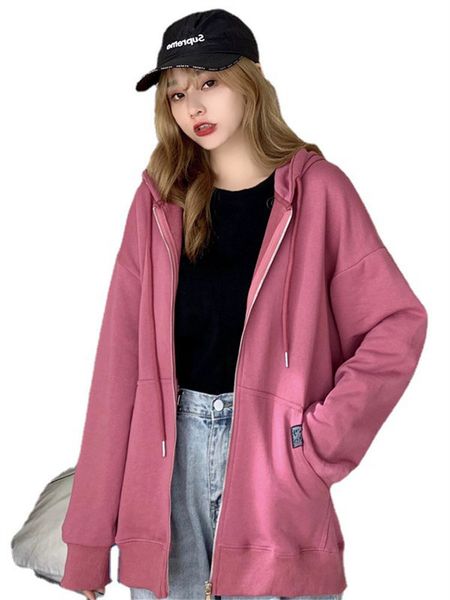 women s jackets spring fashion all match thin jacket women casual zipper hooded trendy ins solid color female lr2386 220905, Black;brown
women s jackets spring fashion all match thin jacket women casual zipper hooded trendy ins solid color female lr2386 220905, Black;brown