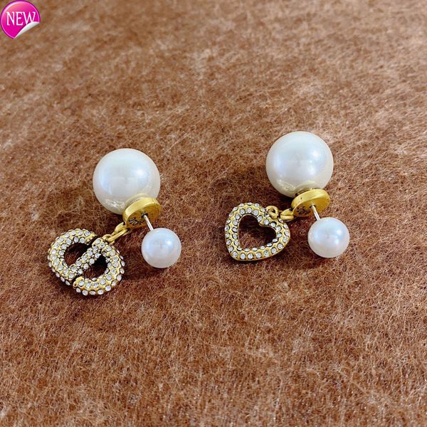 luxury brand design earrings d home sense of light pearl micro inlaid letter cd front and rear earrings temperament celebrity ab, Golden;silver
luxury brand design earrings d home sense of light pearl micro inlaid letter cd front and rear earrings temperament celebrity ab, Golden;silver