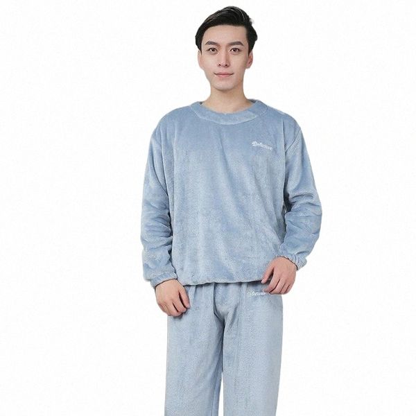men's sleepwear men's sleepwear round collar 2pcs pajamas suit nightwear men coral fleece home clothing intimate lingerie casual l, Black;brown
men's sleepwear men's sleepwear round collar 2pcs pajamas suit nightwear men coral fleece home clothing intimate lingerie casual l, Black;brown