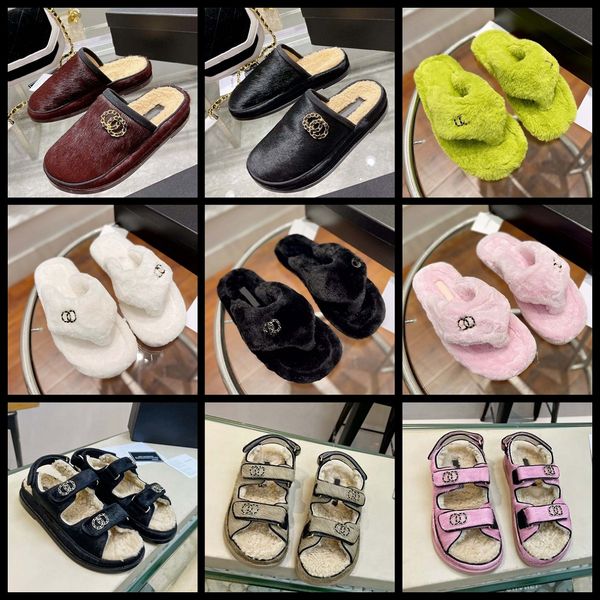 designer fur slipper luxury women sandals paris brand slides fashion slippers lady sandal sneakers boots by bagshoe1978 s174 01, Black
designer fur slipper luxury women sandals paris brand slides fashion slippers lady sandal sneakers boots by bagshoe1978 s174 01, Black