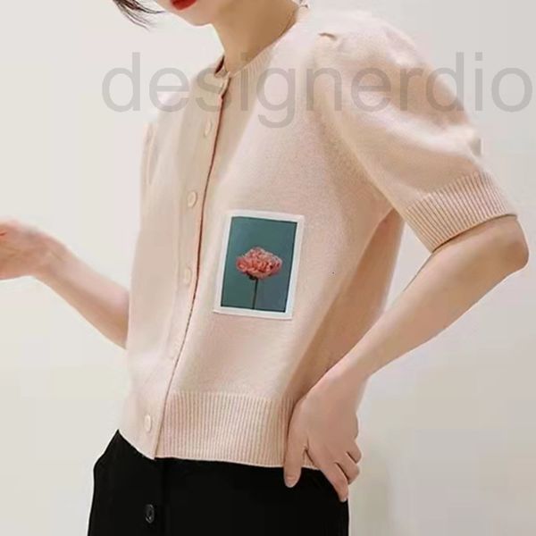 women's sweaters designer fadan ic2022 spring and summer new women's cashmere round neck short sleeved cardigan f8rx, White;black
women's sweaters designer fadan ic2022 spring and summer new women's cashmere round neck short sleeved cardigan f8rx, White;black