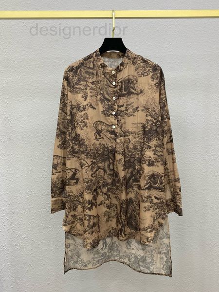 women's blouses & shirts designer jungle plant tiger print long sleeve irregular long shirt loose and versatile thin female 22 autumn u, White
women's blouses & shirts designer jungle plant tiger print long sleeve irregular long shirt loose and versatile thin female 22 autumn u, White