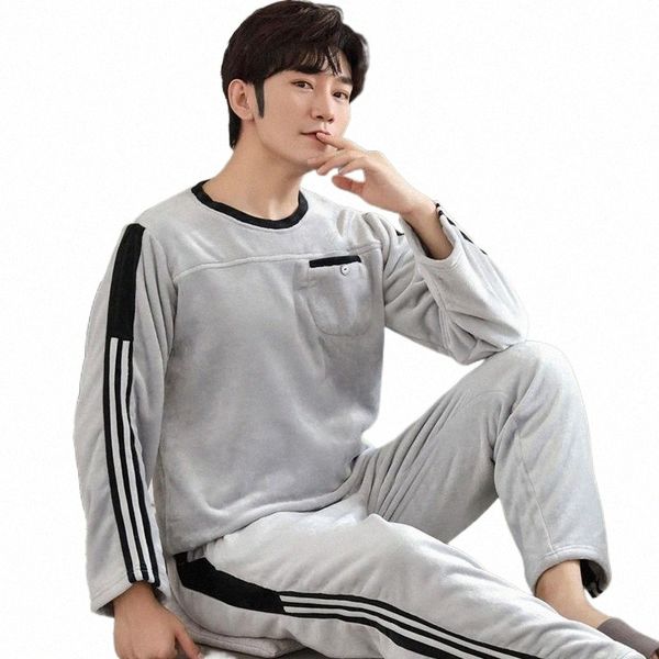 men's sleepwear men's sleepwear winter thick warm men coral fleece pajamas set long sleeve round neck loose soft plus size male lo, Black;brown
men's sleepwear men's sleepwear winter thick warm men coral fleece pajamas set long sleeve round neck loose soft plus size male lo, Black;brown