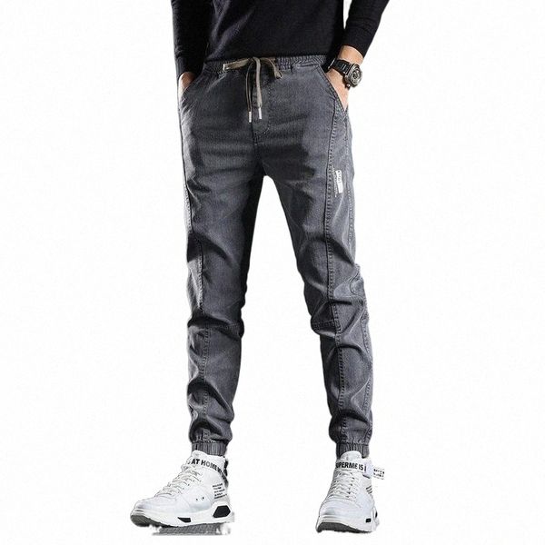 men's jeans men's jeans autumn and winter fashion brand elastic waist bound feet leisure versatile small foot denim pants r8rk#, Blue
men's jeans men's jeans autumn and winter fashion brand elastic waist bound feet leisure versatile small foot denim pants r8rk#, Blue