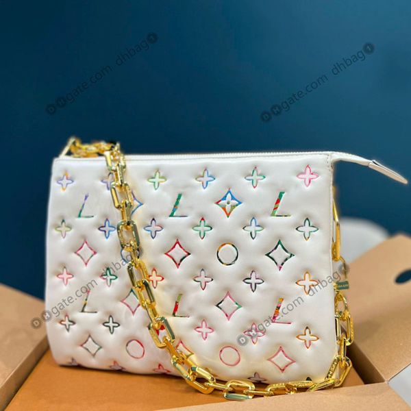 women zipper french coussin bags puffy lambskin leather designer thick chain designer bag embellished with embossed multicolored floral patt
women zipper french coussin bags puffy lambskin leather designer thick chain designer bag embellished with embossed multicolored floral patt