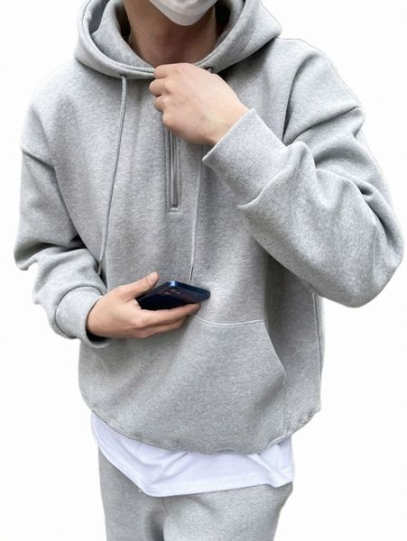 men's hoodies & sweatshirts dazy men kangaroo pocket half zipper drop shoulder drawstring hoodie d29j#, Black
men's hoodies & sweatshirts dazy men kangaroo pocket half zipper drop shoulder drawstring hoodie d29j#, Black