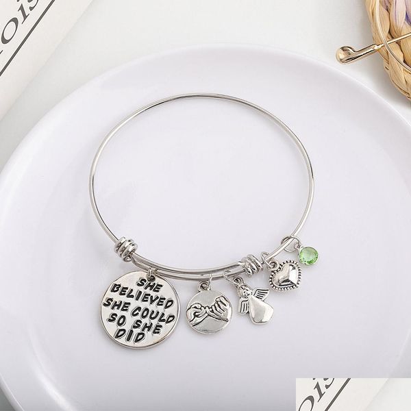bangle 2021 stainless steel bangle heart she believe herself 12 color birthstone charm bracelet for women fas ffshop2001 dhi7n, Black
bangle 2021 stainless steel bangle heart she believe herself 12 color birthstone charm bracelet for women fas ffshop2001 dhi7n, Black