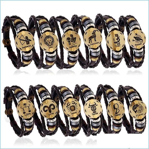 beaded strands twee constellations bracelet for women and men handmade adjustable 12 zodiac signs leather bracele carshop2006 dh6sa, Black
beaded strands twee constellations bracelet for women and men handmade adjustable 12 zodiac signs leather bracele carshop2006 dh6sa, Black