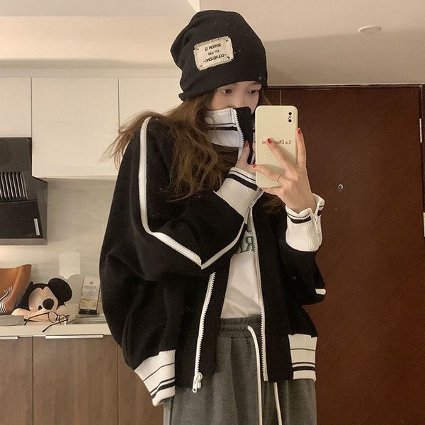 women s jackets kurtka baseballowa kobiety stoj konierz pena rkaw luny paszcz wiosna jesie koreaski moda w stylu casual czarny strj 220905, Black;brown
women s jackets kurtka baseballowa kobiety stoj konierz pena rkaw luny paszcz wiosna jesie koreaski moda w stylu casual czarny strj 220905, Black;brown
