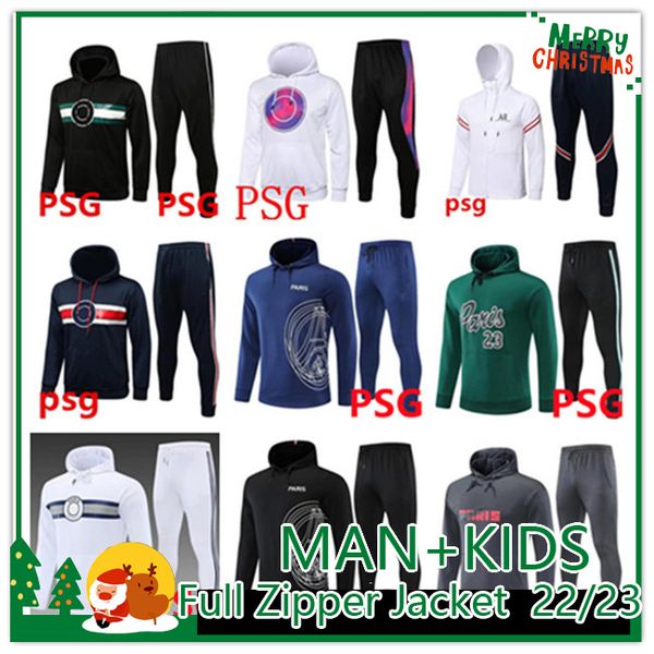 22/23 soccer tracksuits sets 2022 2023 men kids chandal futbol training suit football jacket 2022/23 soccer set boys kit psgs tracksuit hood, Black
22/23 soccer tracksuits sets 2022 2023 men kids chandal futbol training suit football jacket 2022/23 soccer set boys kit psgs tracksuit hood, Black