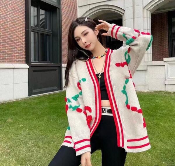 women sweater jacket fashion luxury ggity letter cardigans coat lady slim fit v neck female casual outerwear fall winter, White;black
women sweater jacket fashion luxury ggity letter cardigans coat lady slim fit v neck female casual outerwear fall winter, White;black