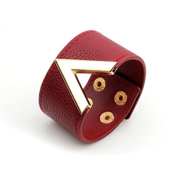 women's leather v-shaped bracelet wild wide leather bracelet fashion europe and america leather bracelet popular jewelry char211v, Golden;silver
women's leather v-shaped bracelet wild wide leather bracelet fashion europe and america leather bracelet popular jewelry char211v, Golden;silver