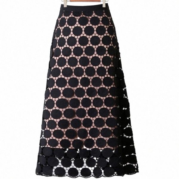 skirts skirts spring summer pattern high waist solid patchwork lace dot hollow out mesh slim a-line skirt 71hb#, Black
skirts skirts spring summer pattern high waist solid patchwork lace dot hollow out mesh slim a-line skirt 71hb#, Black
