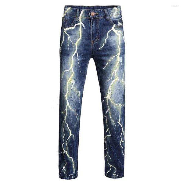 men's jeans casual mens slim hip hop men printed hiphop denim pants tide trousers zipper blue
men's jeans casual mens slim hip hop men printed hiphop denim pants tide trousers zipper blue