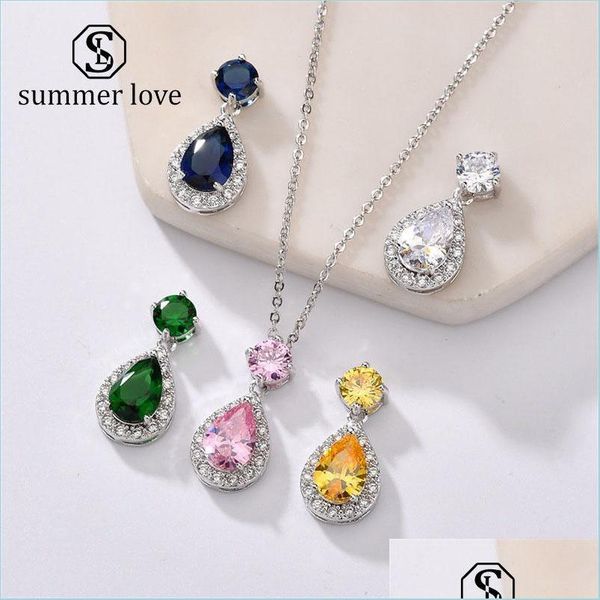 stud fashion teardrop 3a cubic zirconia stud earrings pendant necklace jewelry for women standard 925 sterling sier bridesmai bdehome dhzzh, Golden;silver
stud fashion teardrop 3a cubic zirconia stud earrings pendant necklace jewelry for women standard 925 sterling sier bridesmai bdehome dhzzh, Golden;silver