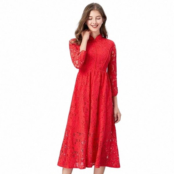 casual dresses red brand dress spring and autumn standing collar lace cheongsam wedding bridal toast casual dresses l1oz#, Black;gray
casual dresses red brand dress spring and autumn standing collar lace cheongsam wedding bridal toast casual dresses l1oz#, Black;gray