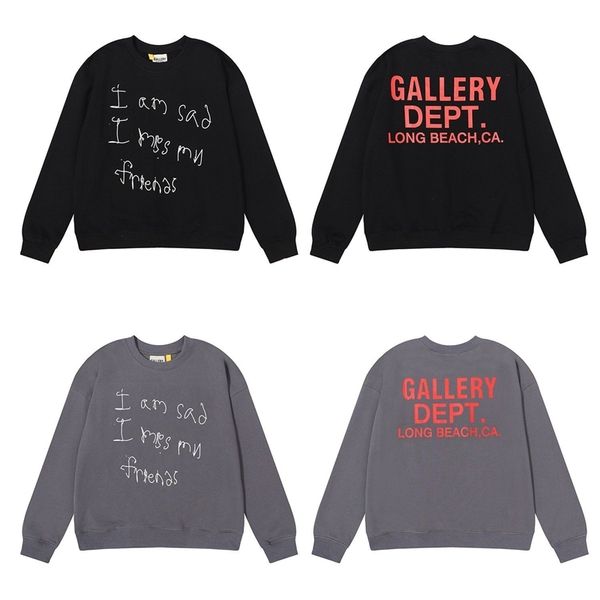 gallerydepts hoodies high version letter printing net red same gram heavy terry men's women's round neck sweater, Black
gallerydepts hoodies high version letter printing net red same gram heavy terry men's women's round neck sweater, Black