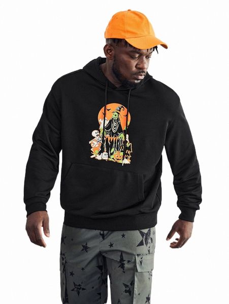 men's hoodies & sweatshirts extended sizes men skull print kangaroo pocket hoodie c7ap#, Black
men's hoodies & sweatshirts extended sizes men skull print kangaroo pocket hoodie c7ap#, Black