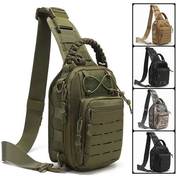 outdoor bags military tactical shoulder sling backpack 900d oxford men chest climbing camping fishing trekking molle army 220905
outdoor bags military tactical shoulder sling backpack 900d oxford men chest climbing camping fishing trekking molle army 220905