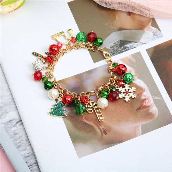 european and american strands cross-border christmas jewelry hanging pearl bell drill ball crystal bead snowflake courtesy tree alloy gift b, Black
european and american strands cross-border christmas jewelry hanging pearl bell drill ball crystal bead snowflake courtesy tree alloy gift b, Black