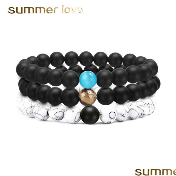 beaded strands arrival 8mm black white onyx howlite beads bracelet for women handmade elastic natural stone couple jewelry newdhdhvsg
beaded strands arrival 8mm black white onyx howlite beads bracelet for women handmade elastic natural stone couple jewelry newdhdhvsg