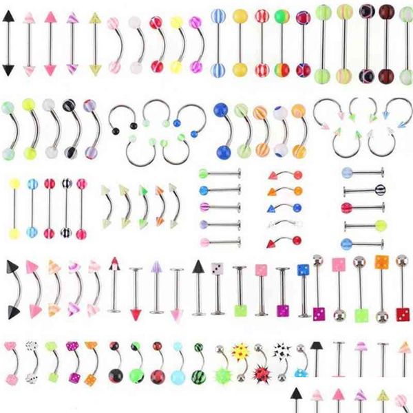 tongue rings mtipurpose body piercing jewelry lip nose tongue studs nipple navel rings screw-back ear eyebrow puncture mixed 105pcs/l dhkfm, Silver
tongue rings mtipurpose body piercing jewelry lip nose tongue studs nipple navel rings screw-back ear eyebrow puncture mixed 105pcs/l dhkfm, Silver