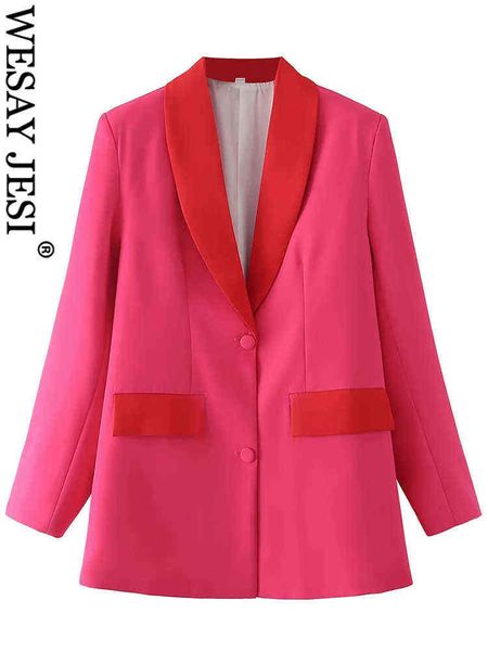 suit wesay jesi fluorescent rose red colorblock neck fashion lady blazer comfor, White;black
suit wesay jesi fluorescent rose red colorblock neck fashion lady blazer comfor, White;black