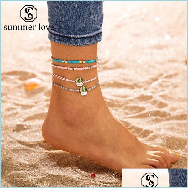 anklets 4pcs/set new cute pink blue beaded colorf rope mutilayer bracelet anklet set for women girl boho adjustable cactus mjfashion dh2tl, Red;blue
anklets 4pcs/set new cute pink blue beaded colorf rope mutilayer bracelet anklet set for women girl boho adjustable cactus mjfashion dh2tl, Red;blue