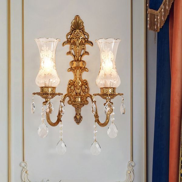 european copper crystal wall lamps luxury living room background wall light romantic bedroom bedside lights creative aisle stair lamp modern
european copper crystal wall lamps luxury living room background wall light romantic bedroom bedside lights creative aisle stair lamp modern