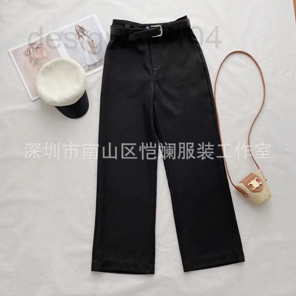 women's pants & capris designer nanyou cl2022 autumn and winter new girls irregular design belt straight casual pants rs1y, Black;white
women's pants & capris designer nanyou cl2022 autumn and winter new girls irregular design belt straight casual pants rs1y, Black;white