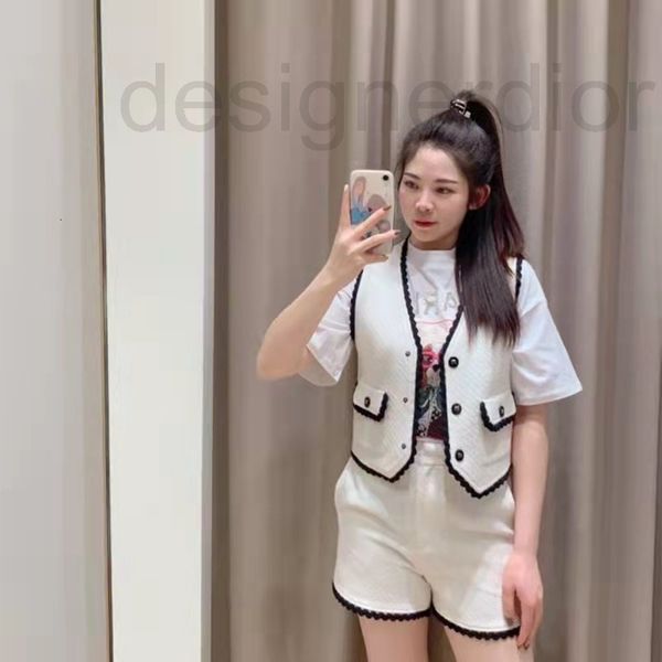 women's tracksuits designer fadan 's 2022 spring and summer new small fragrance color contrast woven lace vest sweater, Gray
women's tracksuits designer fadan 's 2022 spring and summer new small fragrance color contrast woven lace vest sweater, Gray