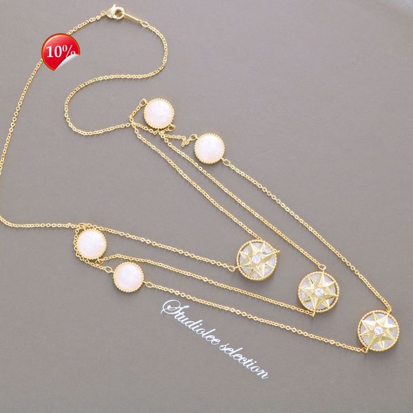 luxury design women's necklace display d family rose lucky compass heavy industry long chain sweater autumn winter 2020 new, Silver
luxury design women's necklace display d family rose lucky compass heavy industry long chain sweater autumn winter 2020 new, Silver