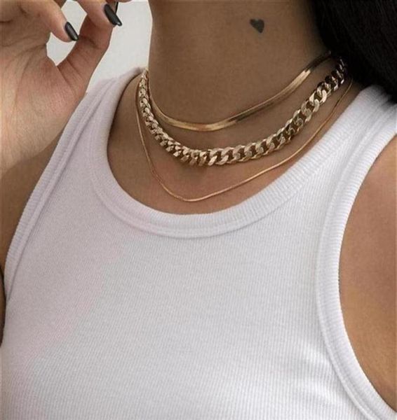 jshine punk layered link flat round snake chain necklace women gold silver, Golden;silver
jshine punk layered link flat round snake chain necklace women gold silver, Golden;silver