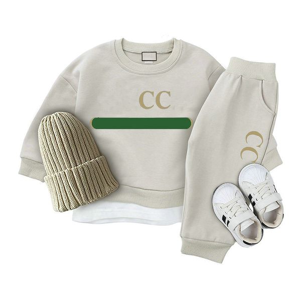 in stock designer kids clothing sets baby boys girls sweater suit pants two-piece, White
in stock designer kids clothing sets baby boys girls sweater suit pants two-piece, White