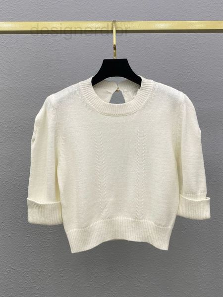 women's sweaters designer simple style solid color medium sleeve short sweater 2022 autumn new fashion versatile white women qk, White;black
women's sweaters designer simple style solid color medium sleeve short sweater 2022 autumn new fashion versatile white women qk, White;black