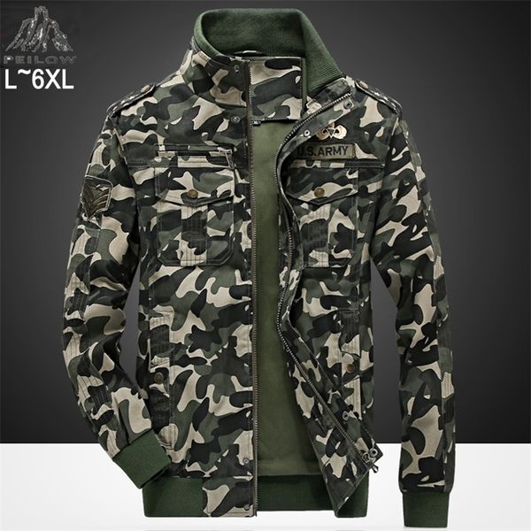 men's jackets autumn winter windbreaker bomber camouflage military cargo coats casual pilot men army tactical jacket 220905, Black;brown
men's jackets autumn winter windbreaker bomber camouflage military cargo coats casual pilot men army tactical jacket 220905, Black;brown