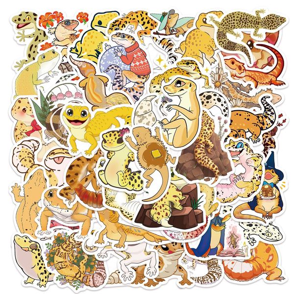 pack of 50pcs colorful lizard stickers no-duplicate waterproof vinly cartoon sticker for luggage skateboard notebook water bottle car decals
pack of 50pcs colorful lizard stickers no-duplicate waterproof vinly cartoon sticker for luggage skateboard notebook water bottle car decals