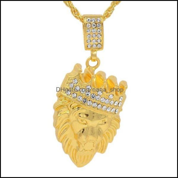 pendant necklaces gold color crown lion head crystal pendant necklace rock animal hiphop style rhinestone fashion necklaces nanashop dhbp7, Silver
pendant necklaces gold color crown lion head crystal pendant necklace rock animal hiphop style rhinestone fashion necklaces nanashop dhbp7, Silver