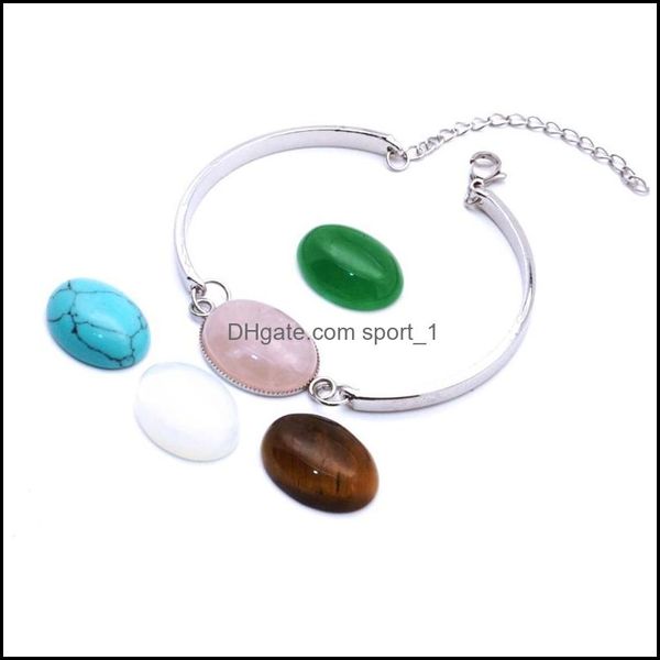 charm bracelets oval dyed natural stone charms bracelet for women opal glass pink crystal bangle fashion boho jewelry girl drop del dh3mh, Golden;silver
charm bracelets oval dyed natural stone charms bracelet for women opal glass pink crystal bangle fashion boho jewelry girl drop del dh3mh, Golden;silver