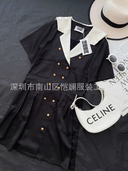 casual dresses designer nanyou korean autumn winter 22 new french lapel double row button college style acetic acid short sleeve dress zjq6, Black;gray
casual dresses designer nanyou korean autumn winter 22 new french lapel double row button college style acetic acid short sleeve dress zjq6, Black;gray